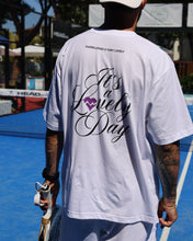 Carica l'immagine nel visualizzatore di Gallery, IT’S A LOVELY DAY white t-shirt
